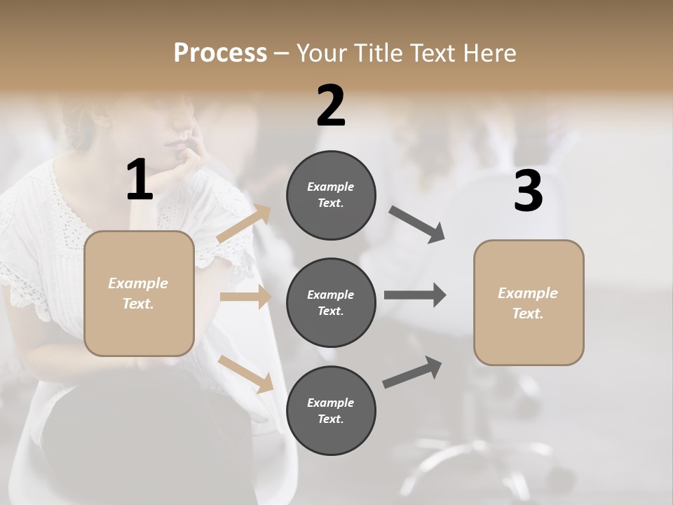 Girl Positive Young PowerPoint Template