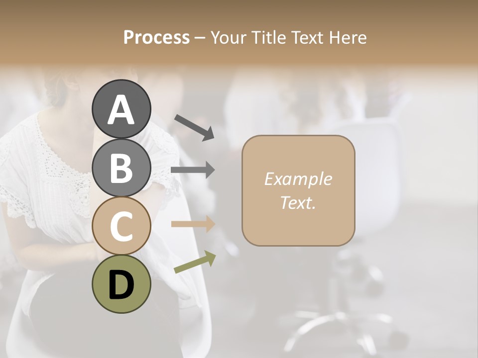 Girl Positive Young PowerPoint Template