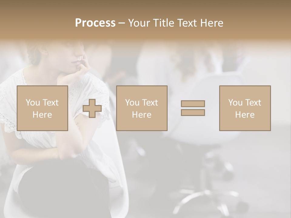 Girl Positive Young PowerPoint Template