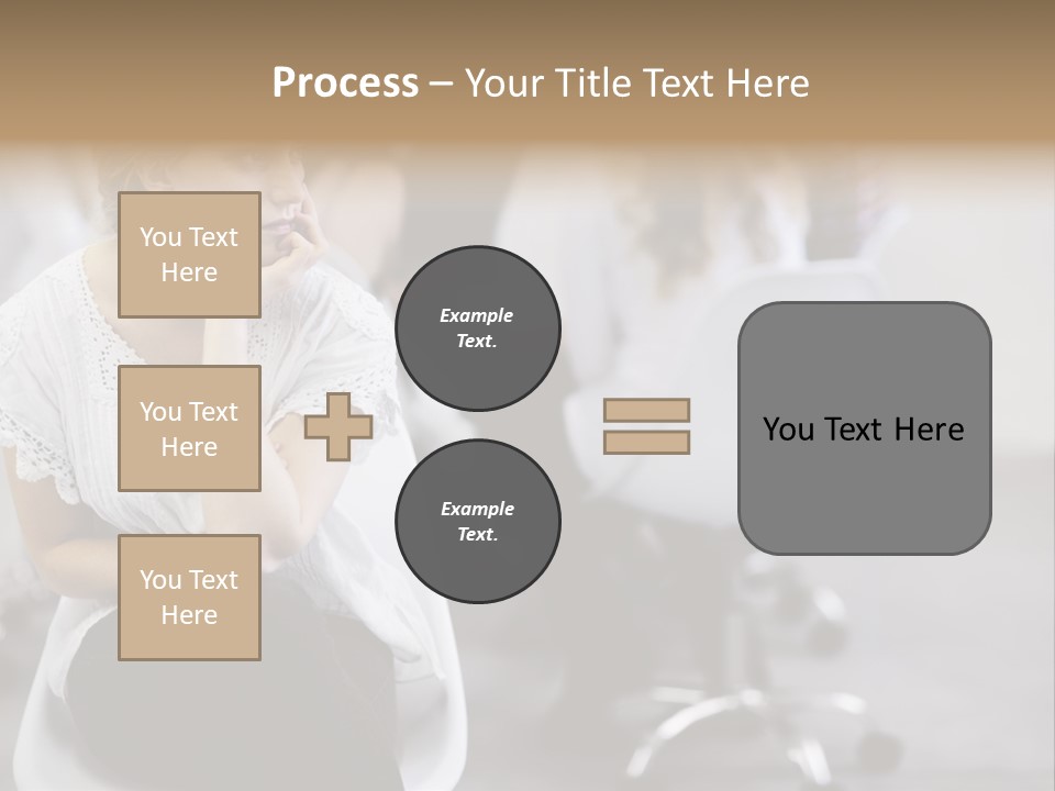 Girl Positive Young PowerPoint Template