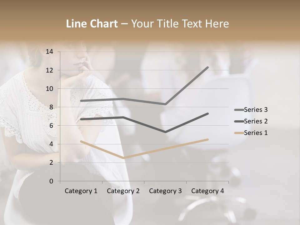 Girl Positive Young PowerPoint Template