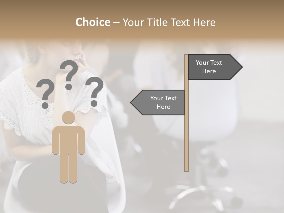 Girl Positive Young PowerPoint Template