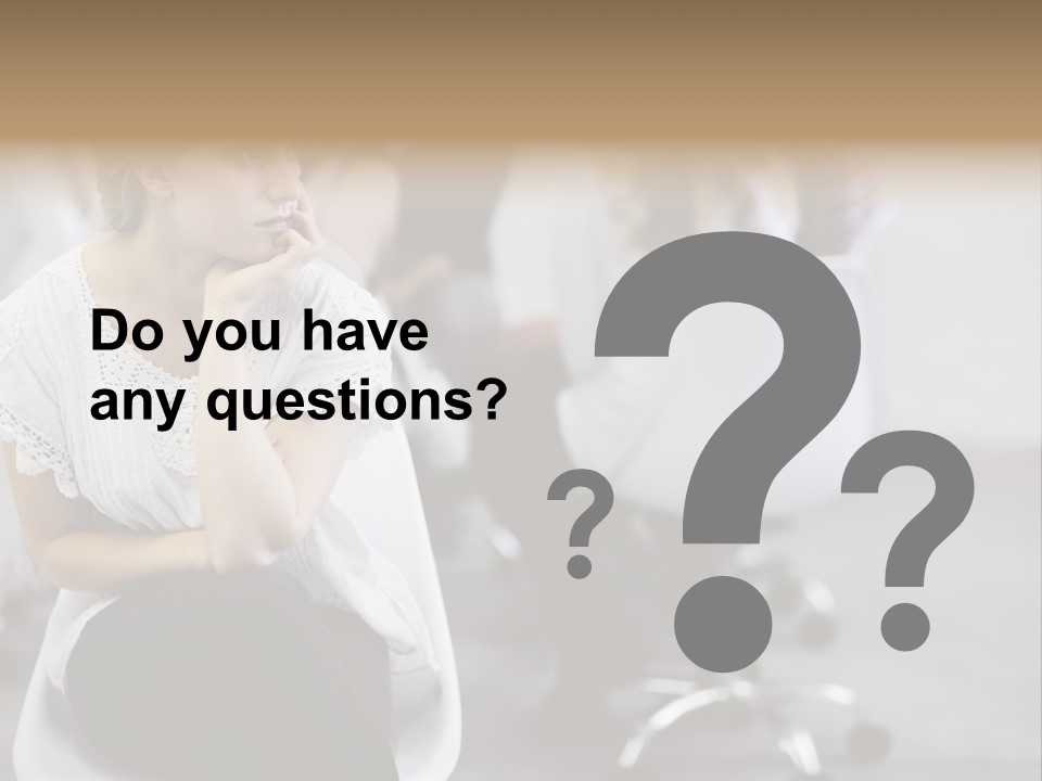 Girl Positive Young PowerPoint Template