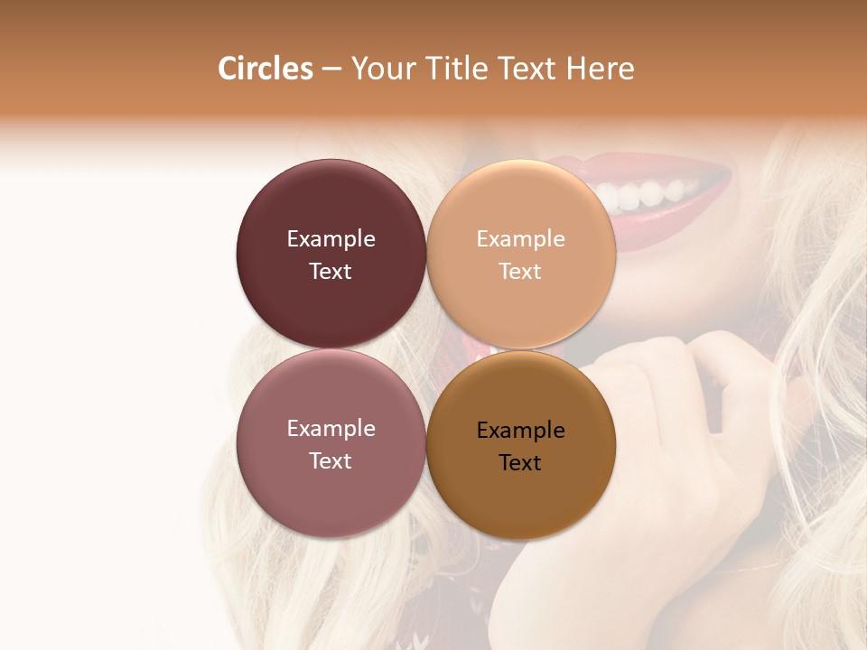 Girl Positive Young PowerPoint Template