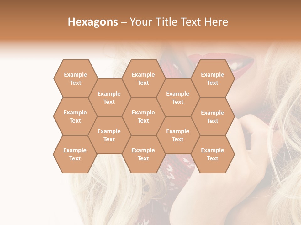 Girl Positive Young PowerPoint Template