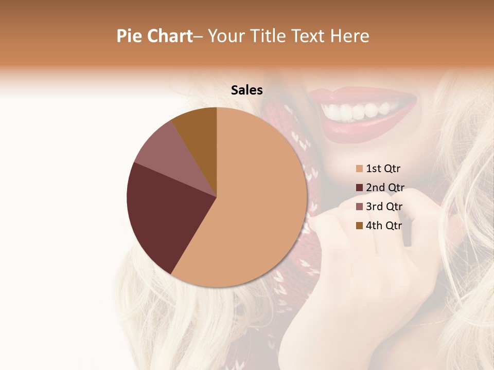 Girl Positive Young PowerPoint Template