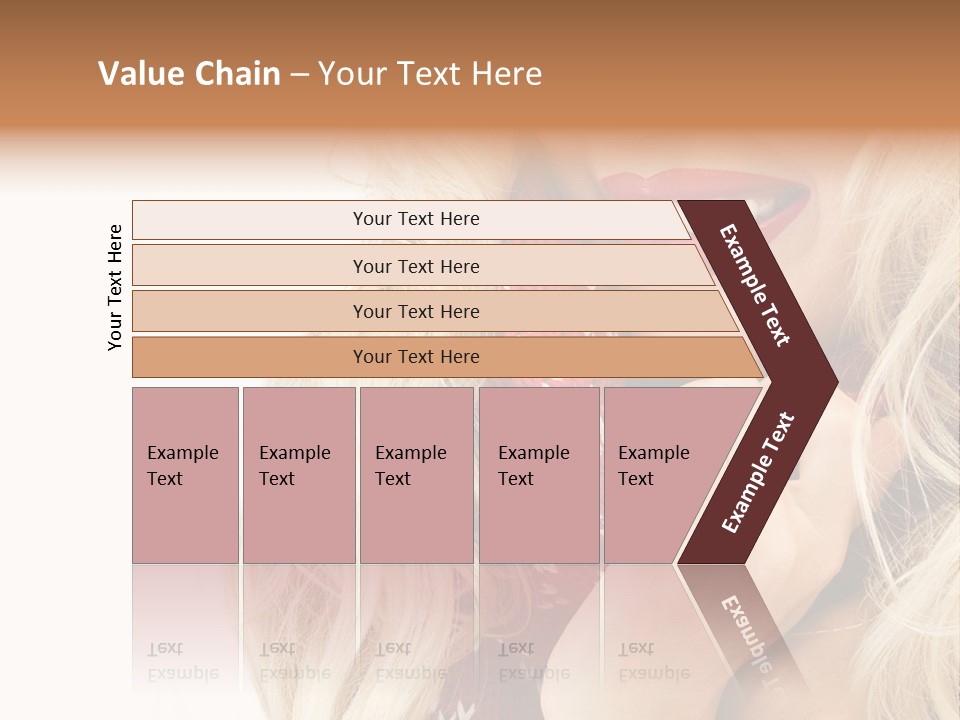 Girl Positive Young PowerPoint Template