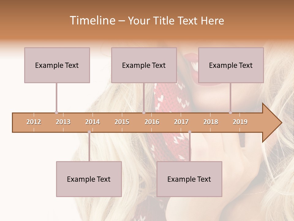 Girl Positive Young PowerPoint Template