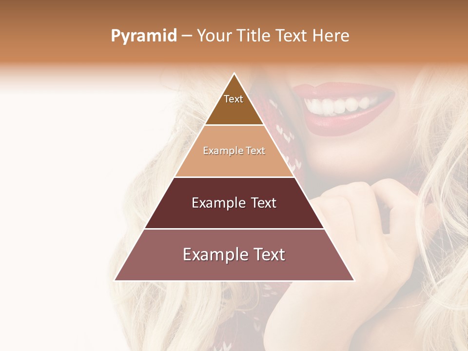 Girl Positive Young PowerPoint Template