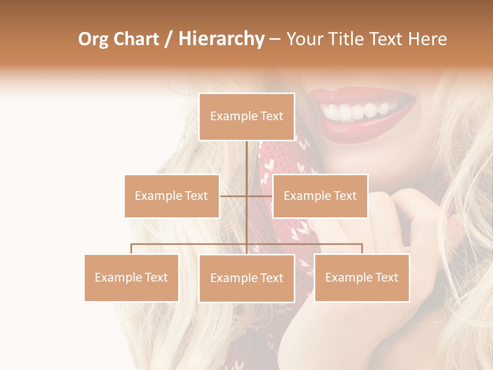 Girl Positive Young PowerPoint Template