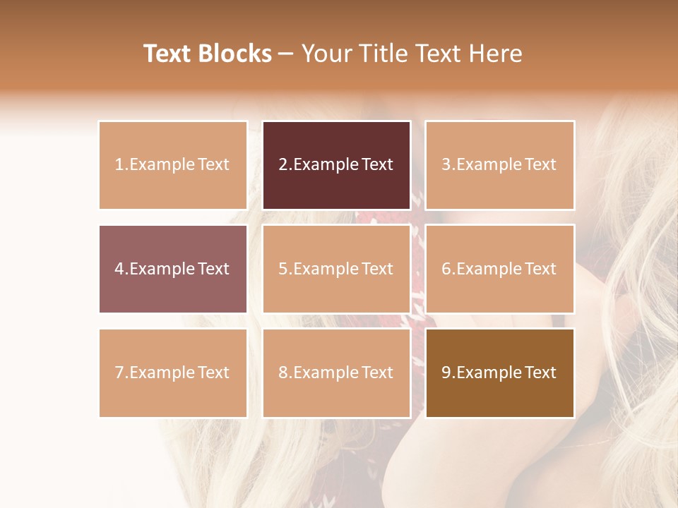 Girl Positive Young PowerPoint Template