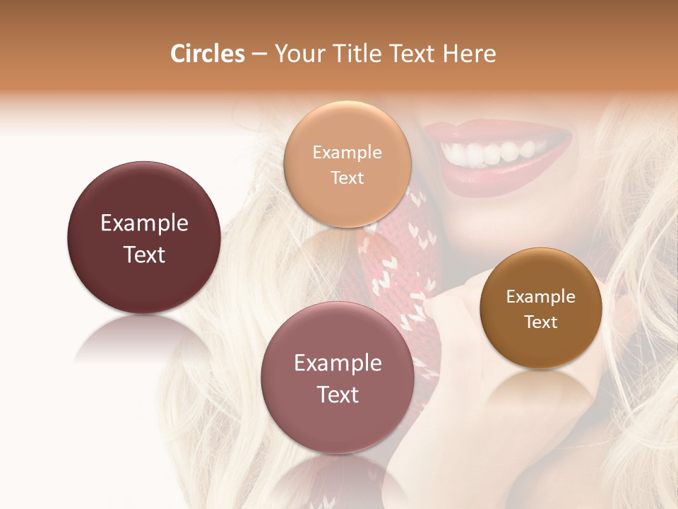 Girl Positive Young PowerPoint Template