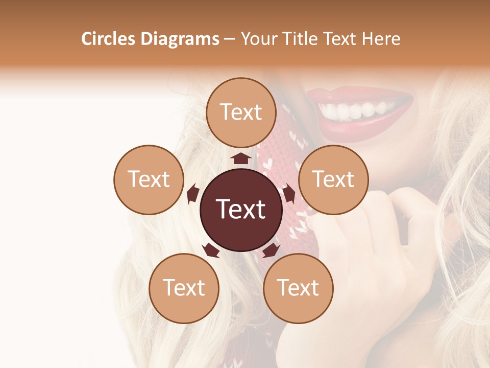 Girl Positive Young PowerPoint Template