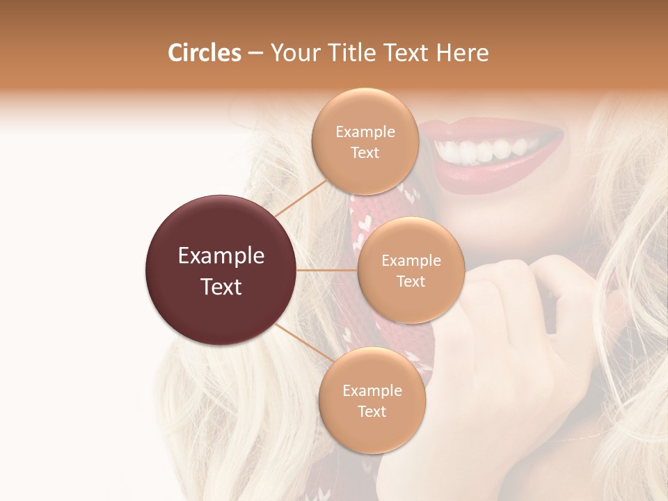 Girl Positive Young PowerPoint Template