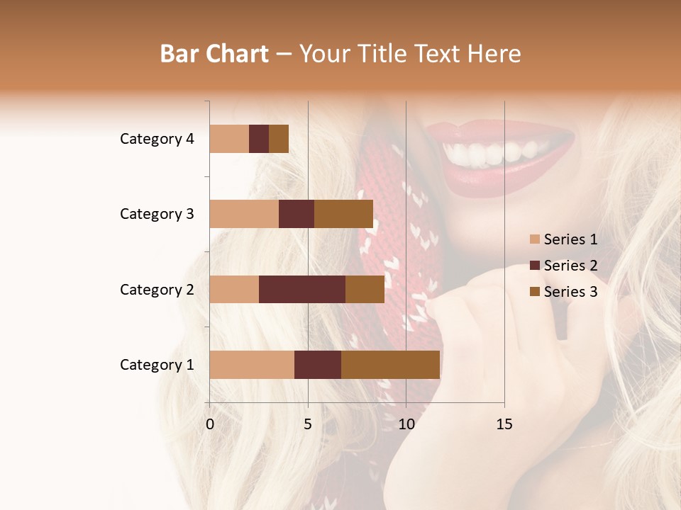 Girl Positive Young PowerPoint Template