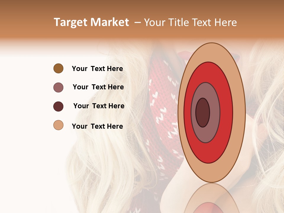 Girl Positive Young PowerPoint Template