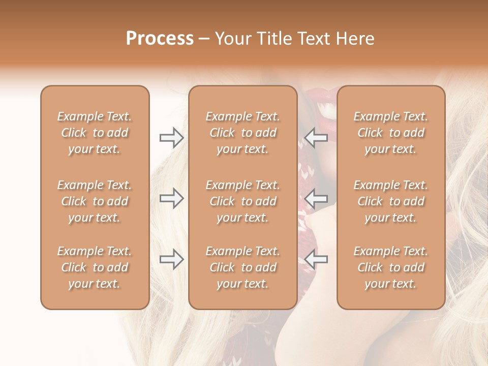 Girl Positive Young PowerPoint Template