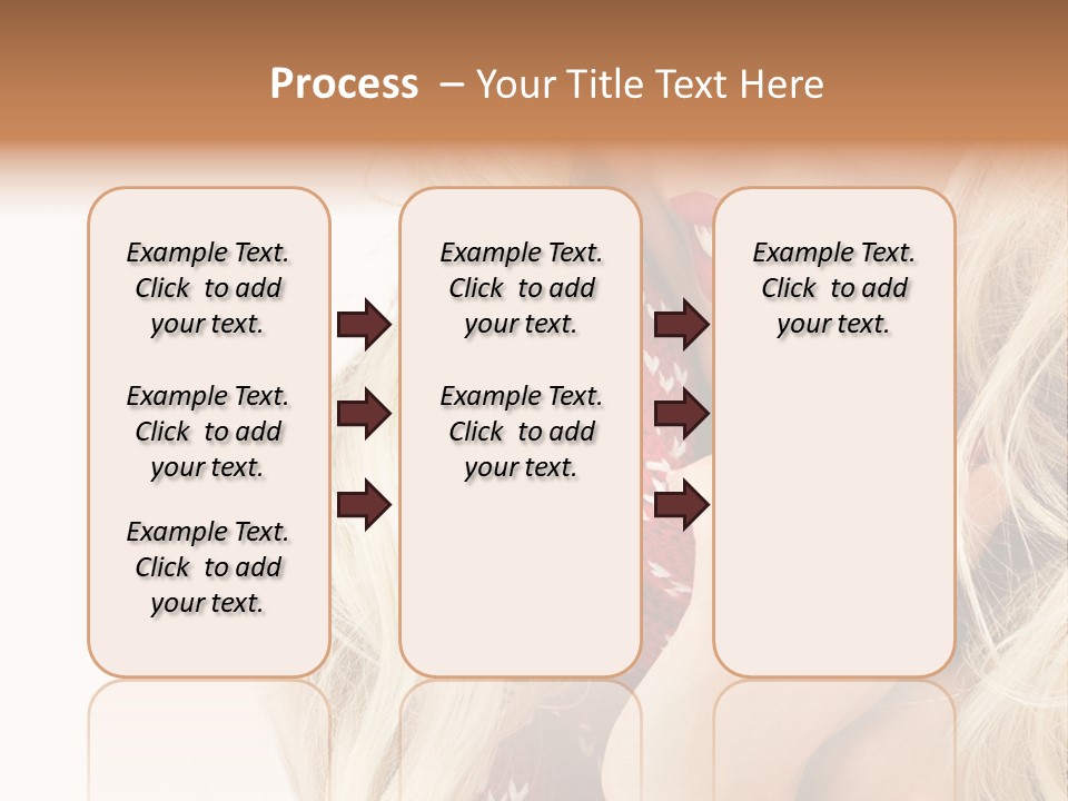 Girl Positive Young PowerPoint Template