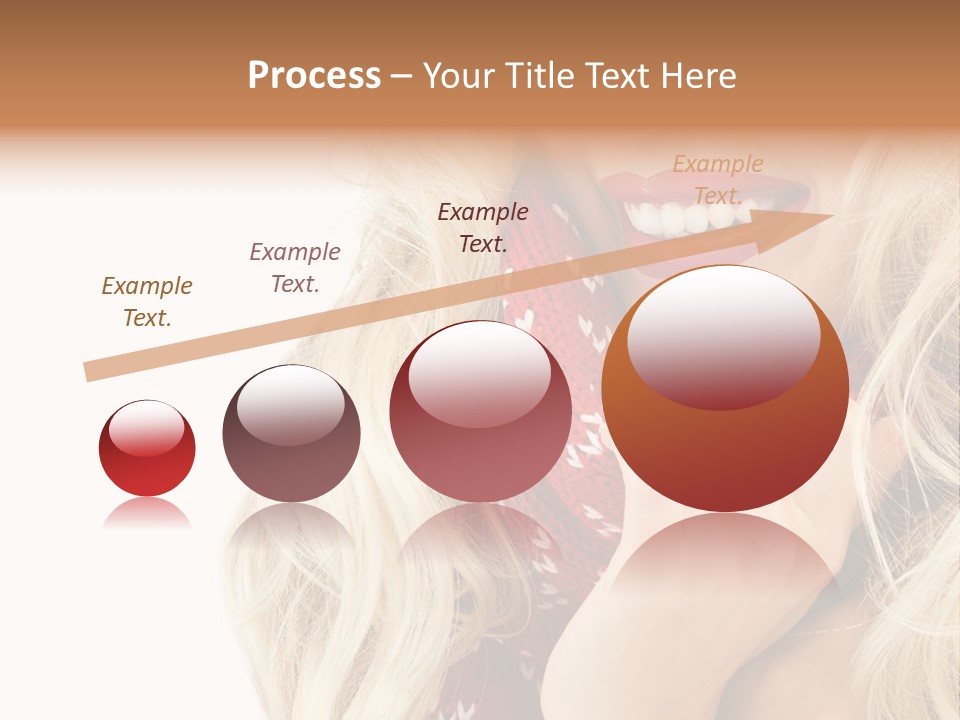 Girl Positive Young PowerPoint Template