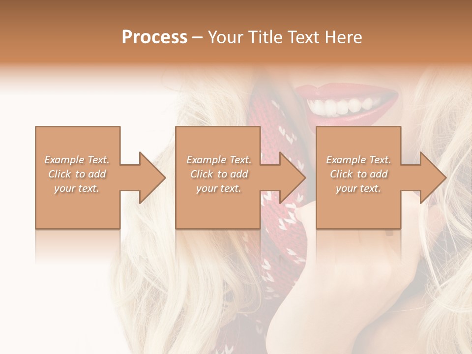 Girl Positive Young PowerPoint Template