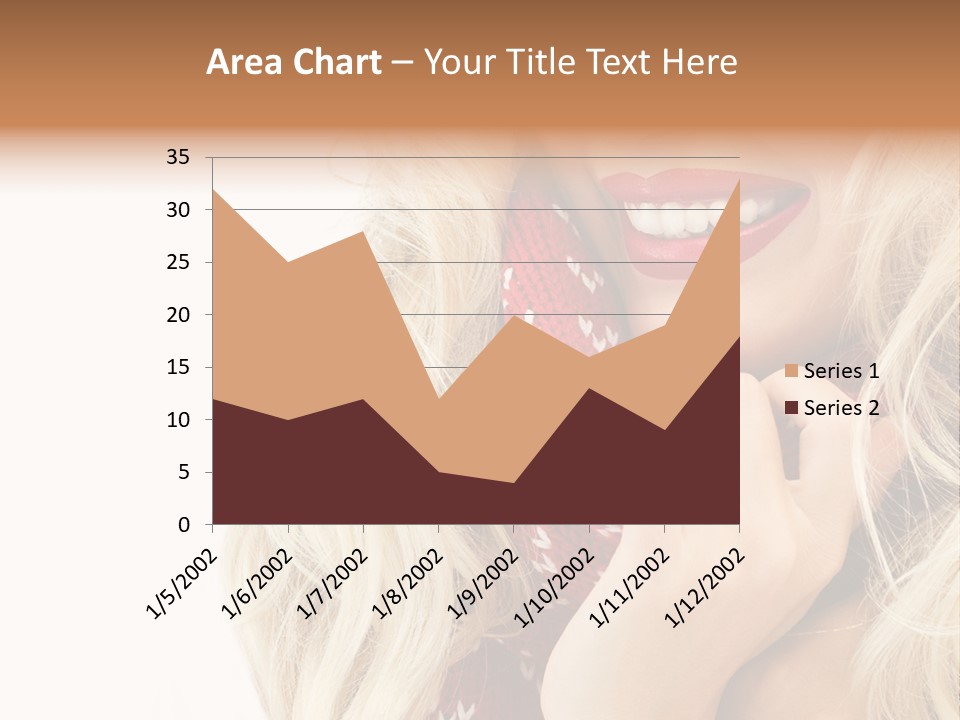 Girl Positive Young PowerPoint Template