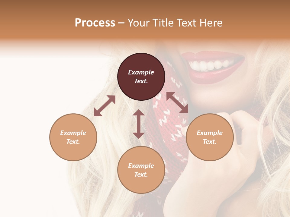 Girl Positive Young PowerPoint Template