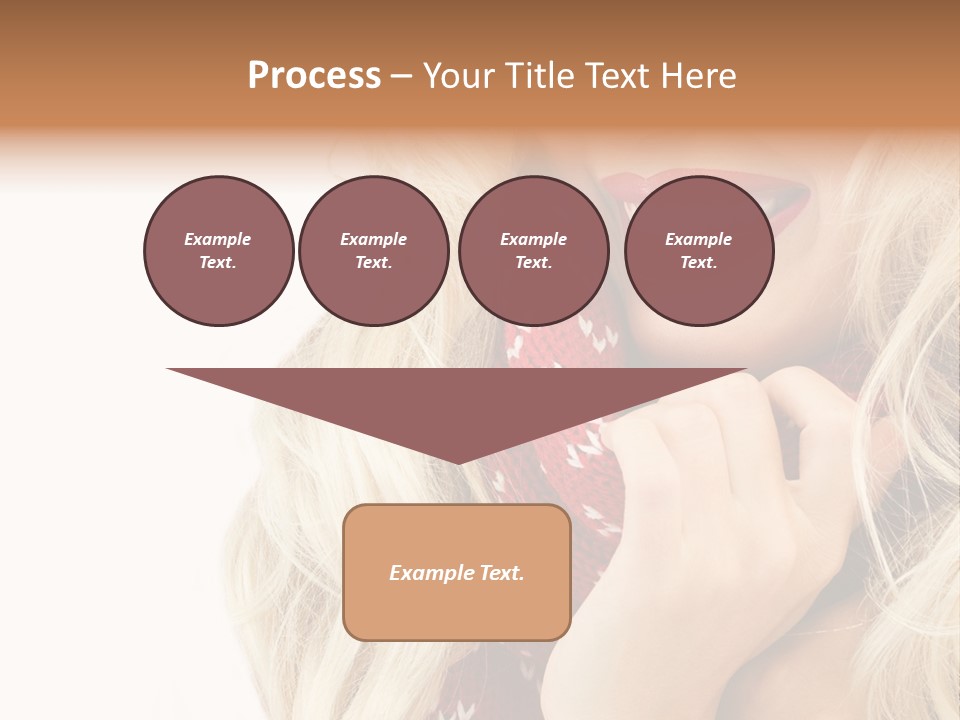 Girl Positive Young PowerPoint Template