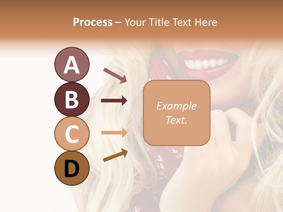 Girl Positive Young PowerPoint Template