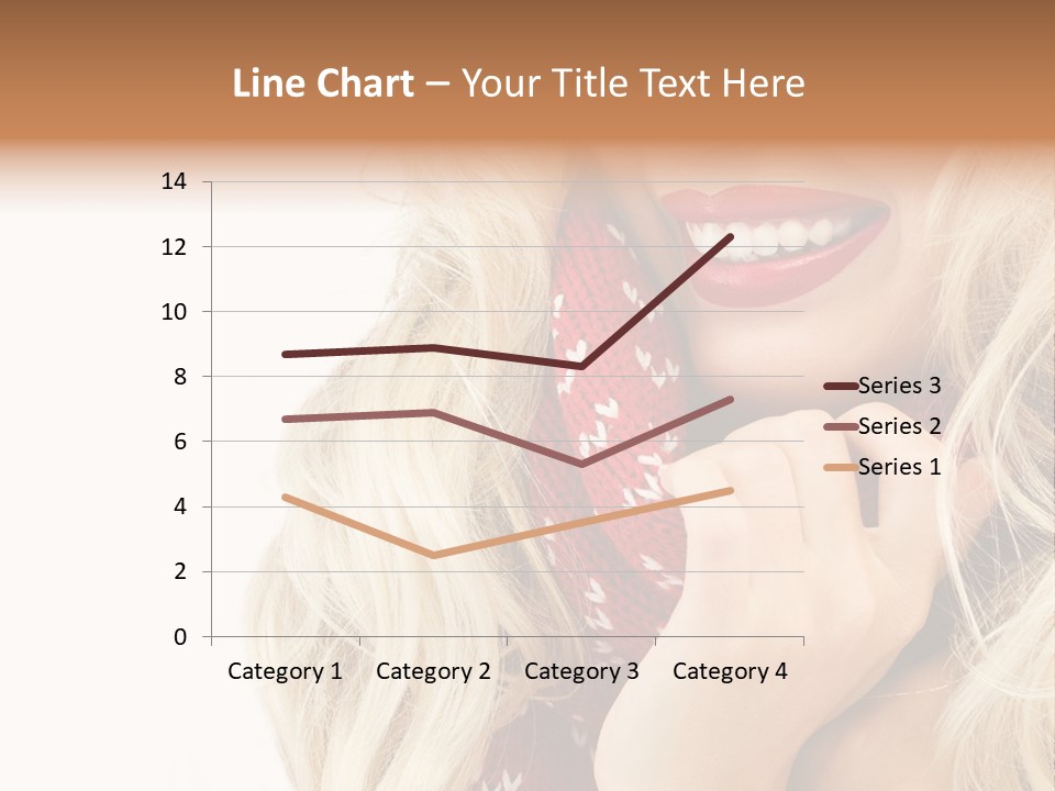 Girl Positive Young PowerPoint Template