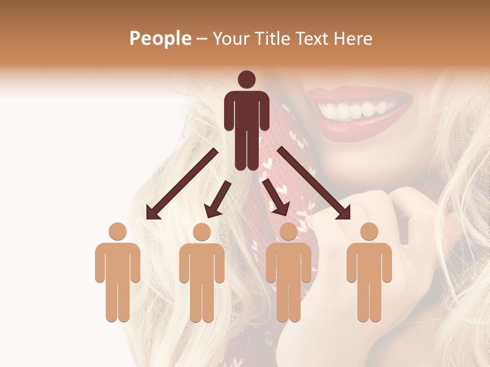 Girl Positive Young PowerPoint Template