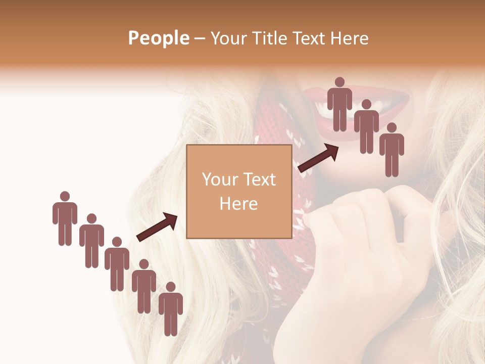 Girl Positive Young PowerPoint Template