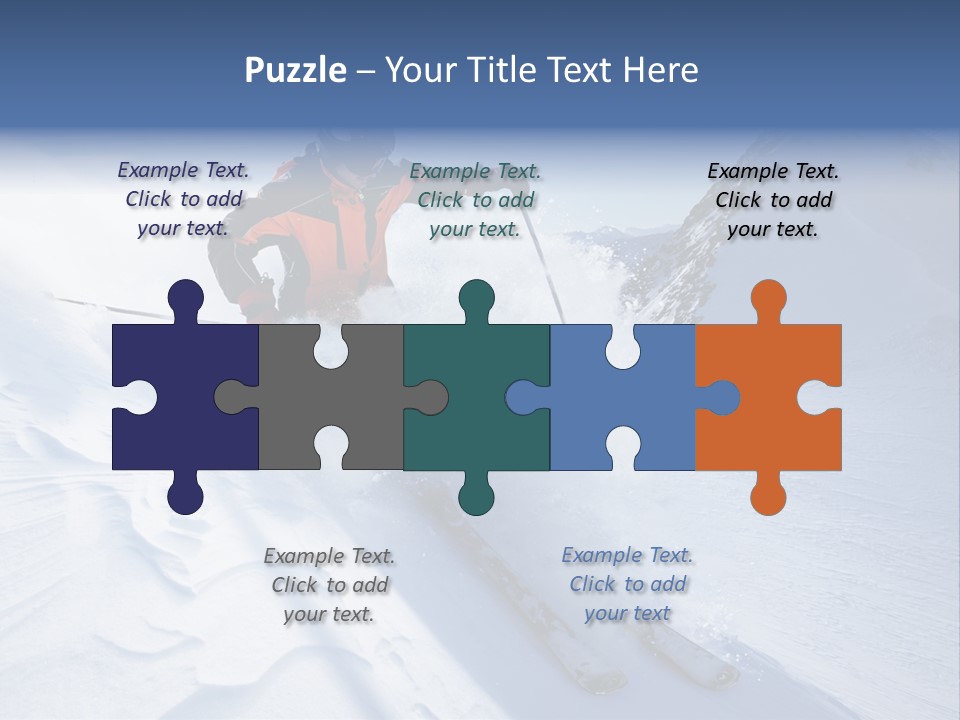 Clothing Jacket Outdoors PowerPoint Template