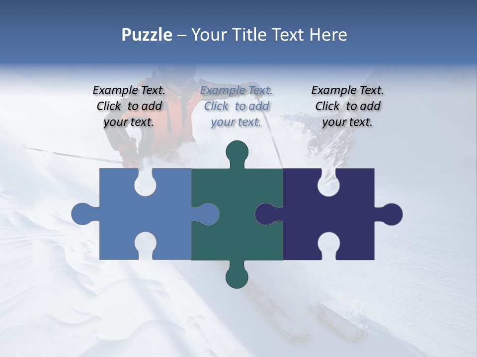 Clothing Jacket Outdoors PowerPoint Template