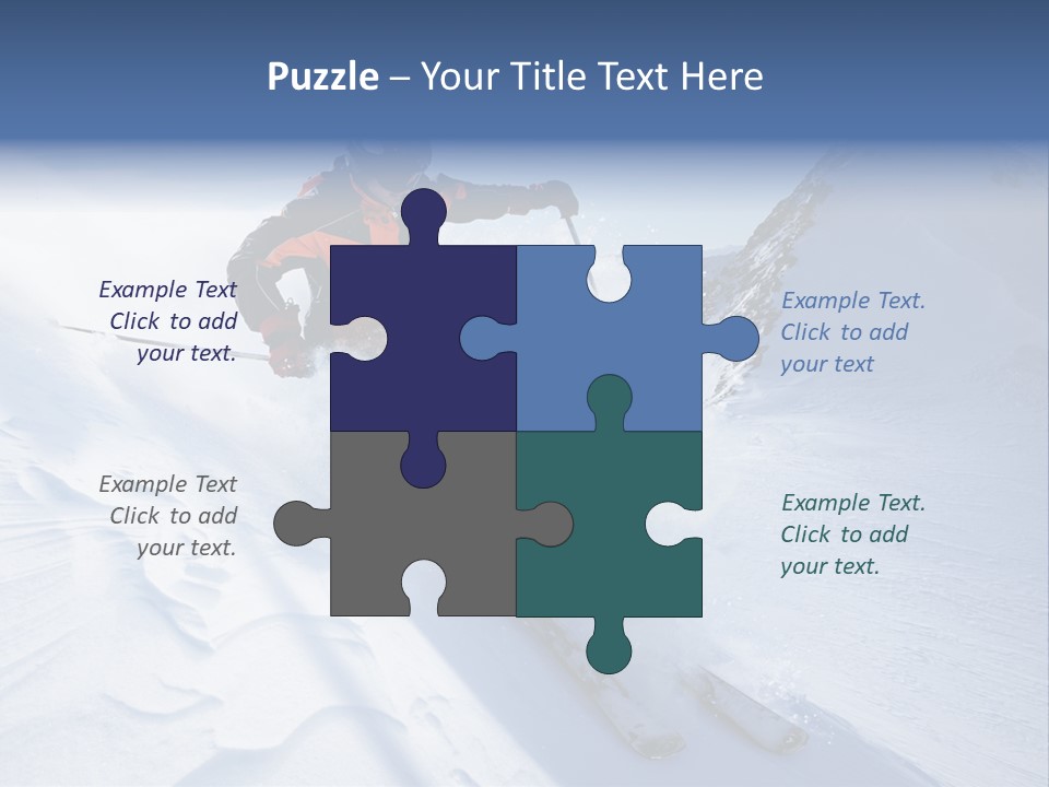 Clothing Jacket Outdoors PowerPoint Template