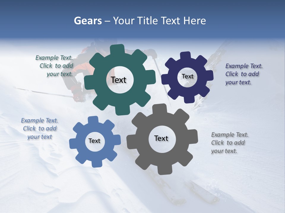 Clothing Jacket Outdoors PowerPoint Template