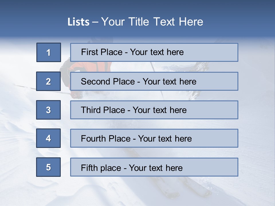 Clothing Jacket Outdoors PowerPoint Template