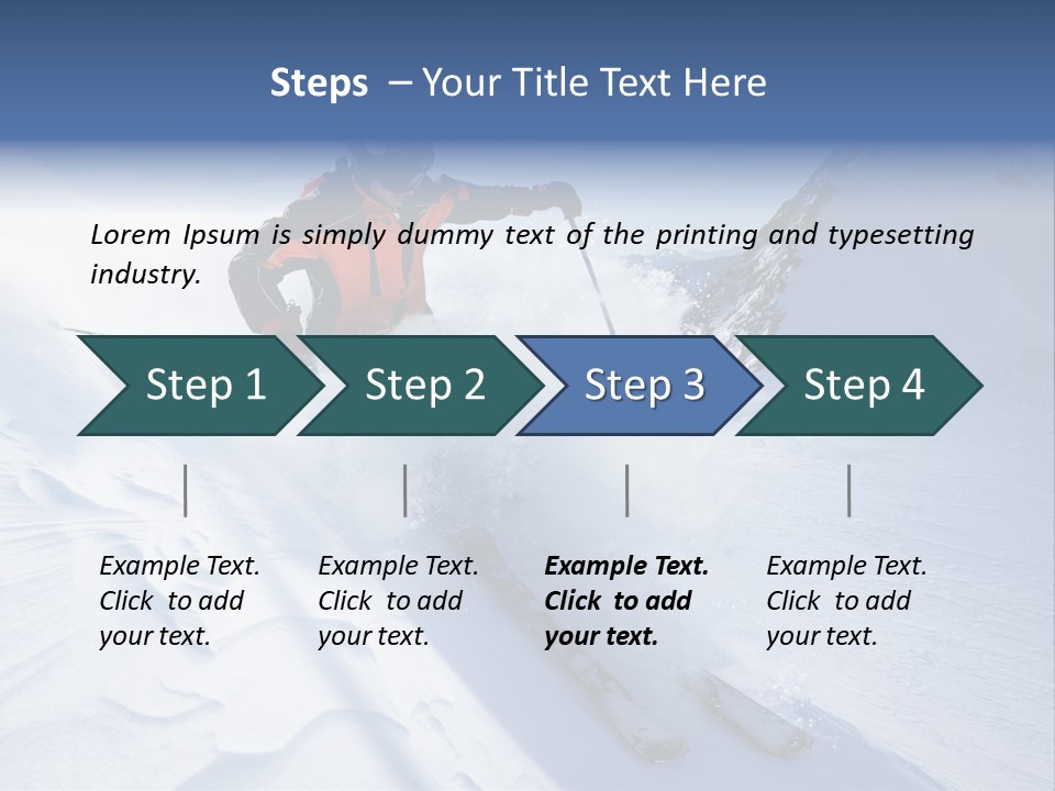 Clothing Jacket Outdoors PowerPoint Template