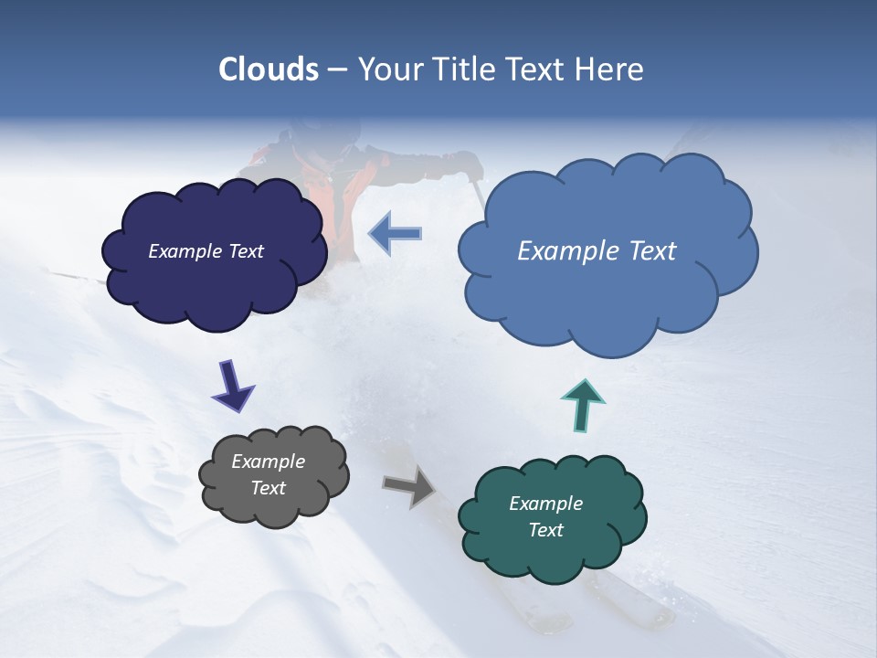 Clothing Jacket Outdoors PowerPoint Template