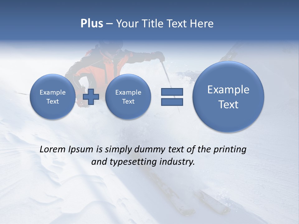 Clothing Jacket Outdoors PowerPoint Template