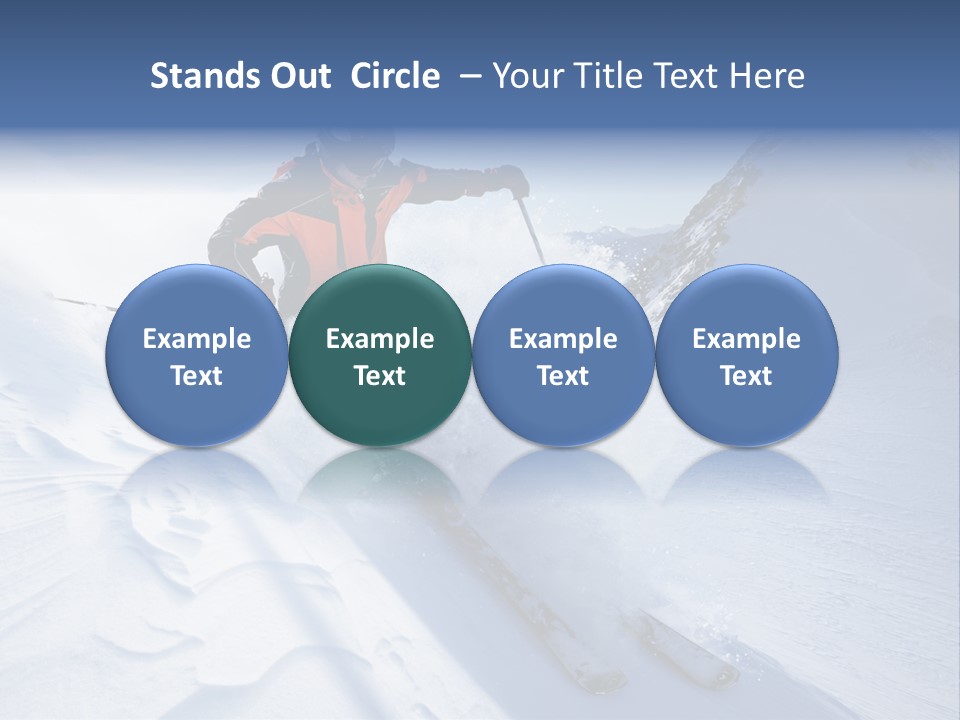 Clothing Jacket Outdoors PowerPoint Template