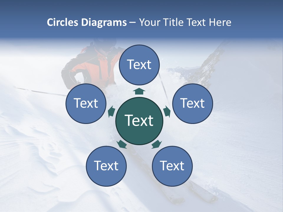 Clothing Jacket Outdoors PowerPoint Template