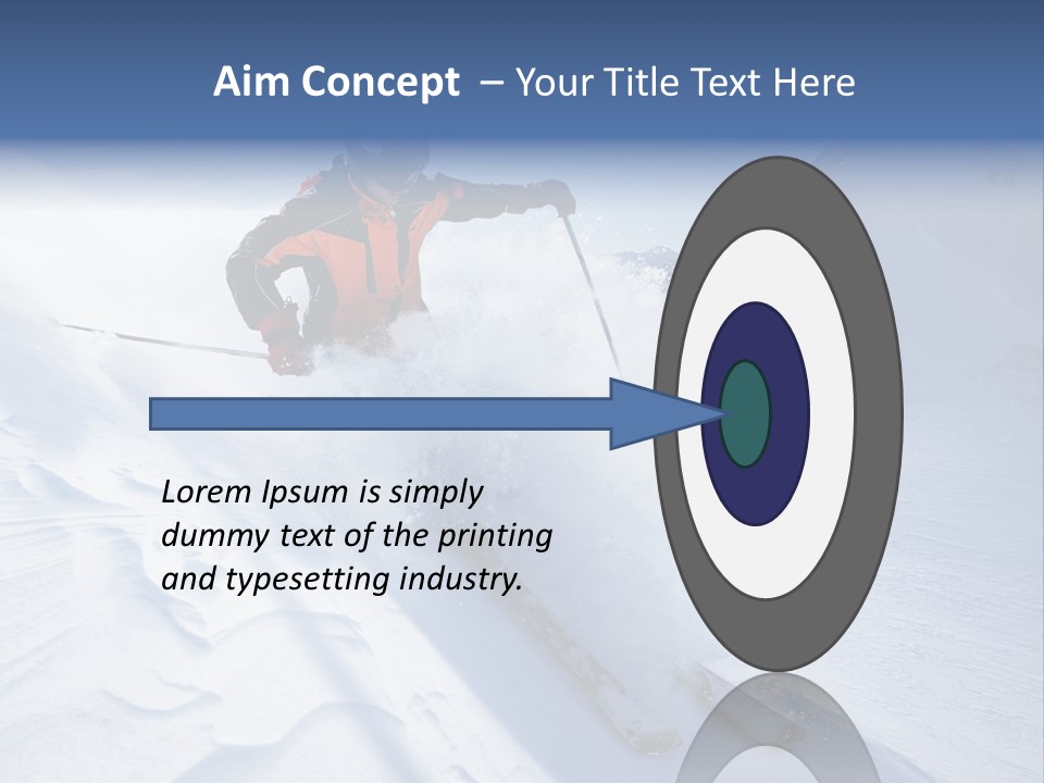 Clothing Jacket Outdoors PowerPoint Template