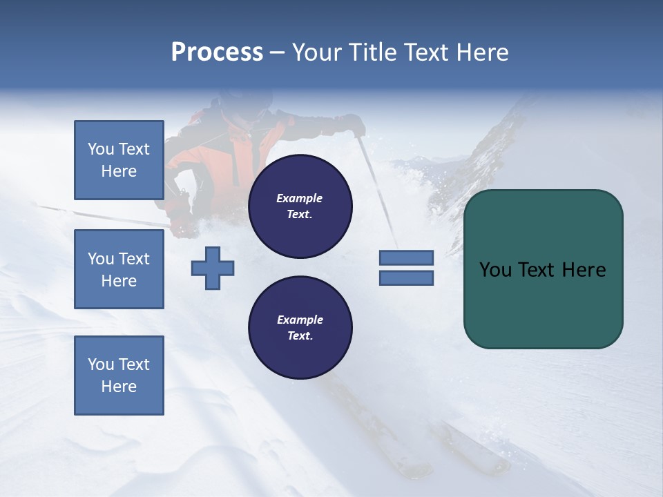 Clothing Jacket Outdoors PowerPoint Template