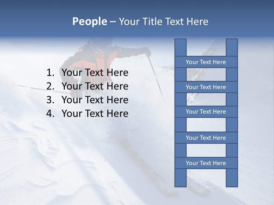 Clothing Jacket Outdoors PowerPoint Template