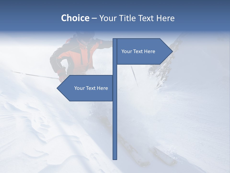 Clothing Jacket Outdoors PowerPoint Template