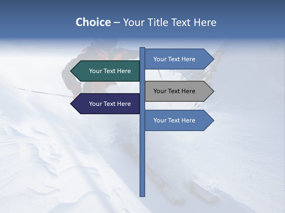 Clothing Jacket Outdoors PowerPoint Template