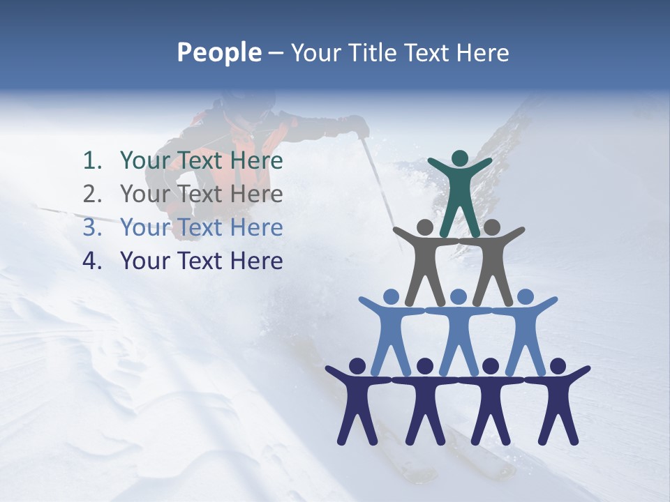 Clothing Jacket Outdoors PowerPoint Template