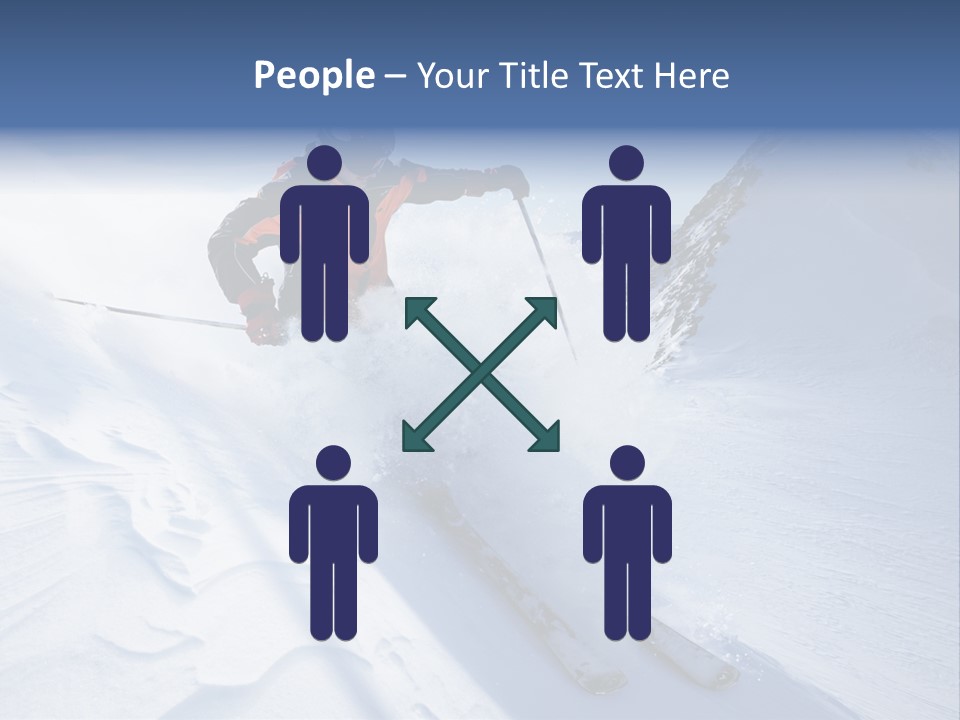 Clothing Jacket Outdoors PowerPoint Template