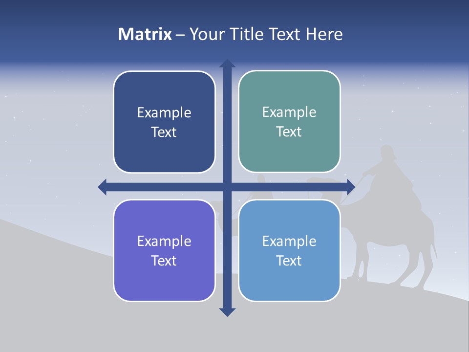 Party Christmas Sky PowerPoint Template