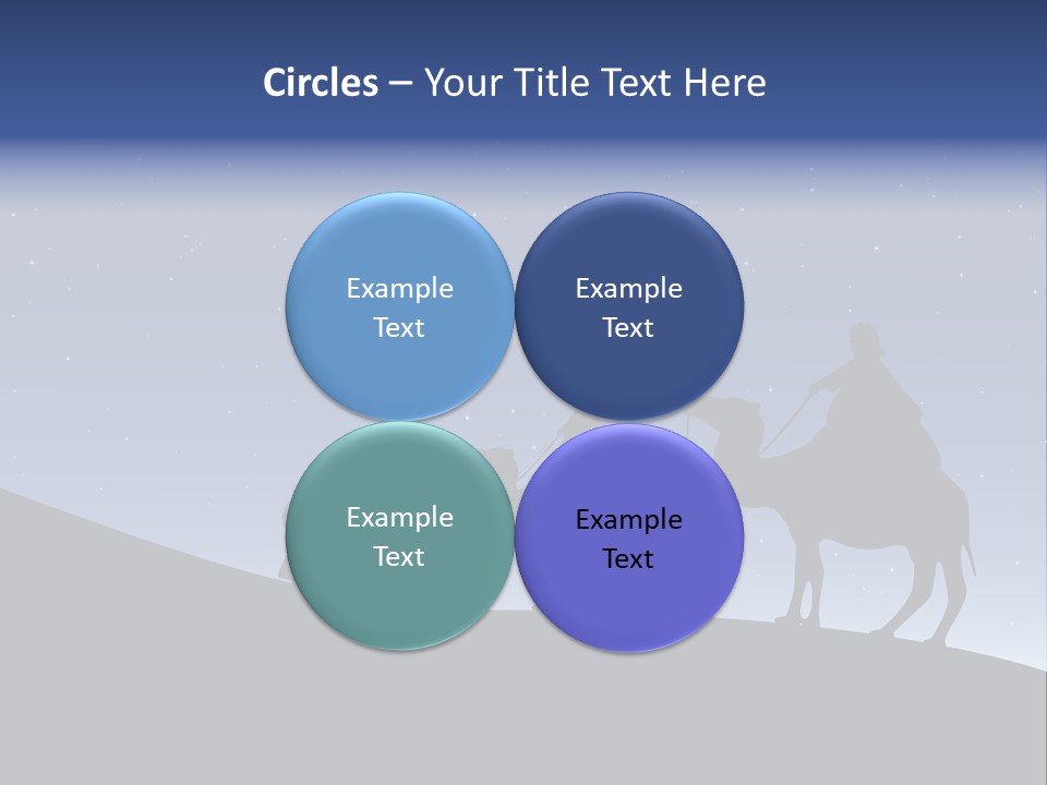 Party Christmas Sky PowerPoint Template